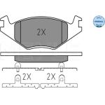 Bremsbelagsatz Vw P. Golf/Jetta/P | 252088719