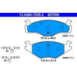 Bremsbelagsatz Vw P. Polo 1.0-1.9D 85-01 | 13.0460-7059.2