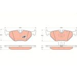 Bremsklötze HA | BMW E30,E32,E34,E36,Z1,Z3 86 | GDB917