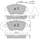 Bremsklötze VA | ALFA MiTo,FIAT Punto 05 | 822-321-0