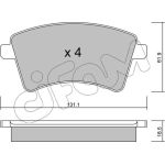 Bremsklötze VA | RENAULT Kangoo 05 | 822-812-0