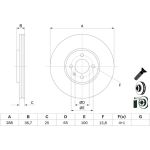 Bremsscheibe | 0 986 479 E81