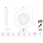 Bremsscheibe | 0 986 479 F13