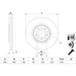 Bremsscheibe | 0 986 479 F66