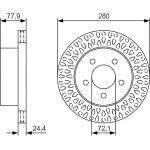 Bremsscheibe | 0 986 479 U00