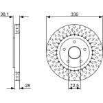 Bremsscheibe | 0 986 479 V85