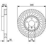 Bremsscheibe | 0 986 479 W19