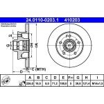 Bremsscheibe | 24.0110-0203.1