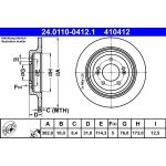 Bremsscheibe | 24.0110-0412.1