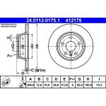 Bremsscheibe | 24.0112-0175.1