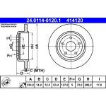 Bremsscheibe | 24.0114-0120.1