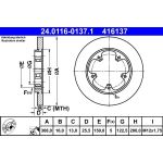 Bremsscheibe | 24.0116-0137.1