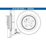 Bremsscheibe | 24.0120-0244.1