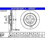 Bremsscheibe | 24.0120-0247.1