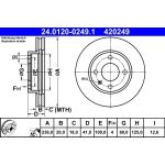 Bremsscheibe | 24.0120-0249.1