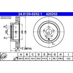 Bremsscheibe | 24.0120-0252.1