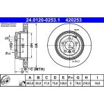 Bremsscheibe | 24.0120-0253.1