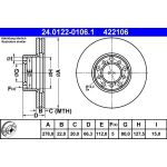 Bremsscheibe | 24.0122-0106.1