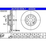 Bremsscheibe | 24.0122-0234.1