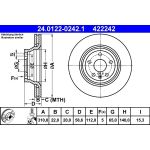 Bremsscheibe | 24.0122-0242.1