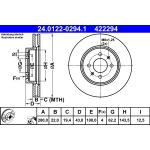 Bremsscheibe | 24.0122-0294.1