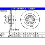 Bremsscheibe | 24.0122-0304.1