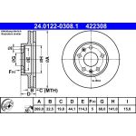 Bremsscheibe | 24.0122-0308.1