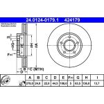 Bremsscheibe | 24.0124-0179.1