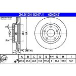 Bremsscheibe | 24.0124-0247.1