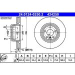 Bremsscheibe | 24.0124-0250.2