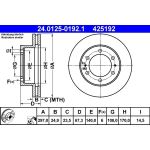 Bremsscheibe | 24.0125-0192.1