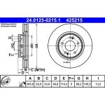 Bremsscheibe | 24.0125-0215.1