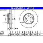 Bremsscheibe | 24.0125-0218.1