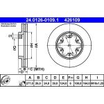 Bremsscheibe | 24.0126-0109.1