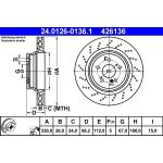 Bremsscheibe | 24.0126-0136.1