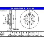 Bremsscheibe | 24.0126-0146.1