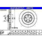 Bremsscheibe | 24.0126-0174.1