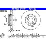 Bremsscheibe | 24.0126-0189.1