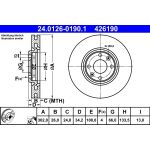 Bremsscheibe | 24.0126-0190.1