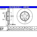 Bremsscheibe | 24.0126-0191.1