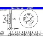 Bremsscheibe | 24.0128-0136.1