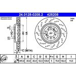 Bremsscheibe | 24.0128-0208.2