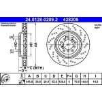 Bremsscheibe | 24.0128-0209.2