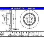 Bremsscheibe | 24.0128-0270.1