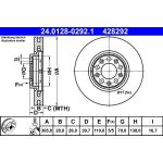 Bremsscheibe | 24.0128-0292.1