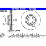 Bremsscheibe | 24.0128-0308.1