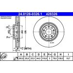 Bremsscheibe | 24.0128-0326.1