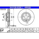 Bremsscheibe | 24.0128-0328.1