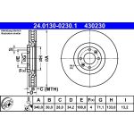 Bremsscheibe | 24.0130-0230.1