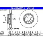 Bremsscheibe | 24.0130-0235.1